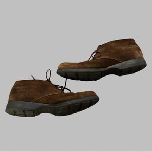 SALVATORE FERRAGAMO Men's Brown Suede Shoes